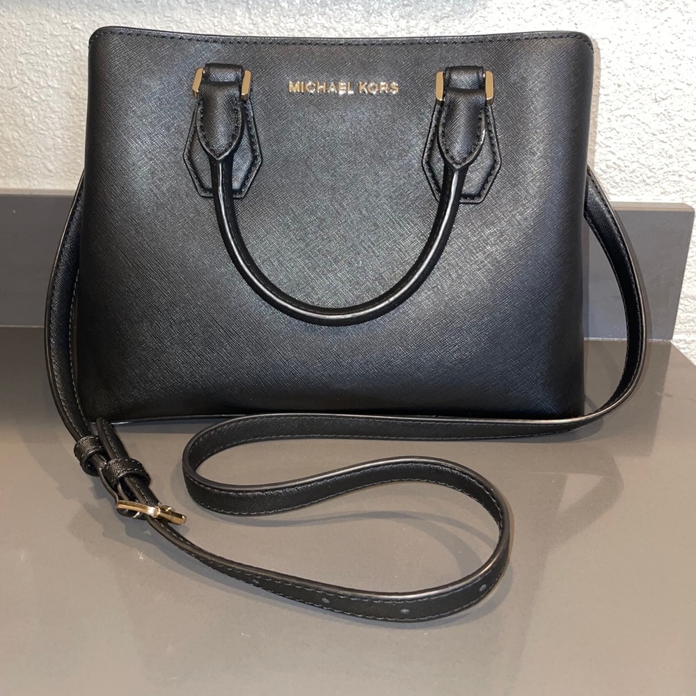 Michael Kors Small Saffiano Black Purse